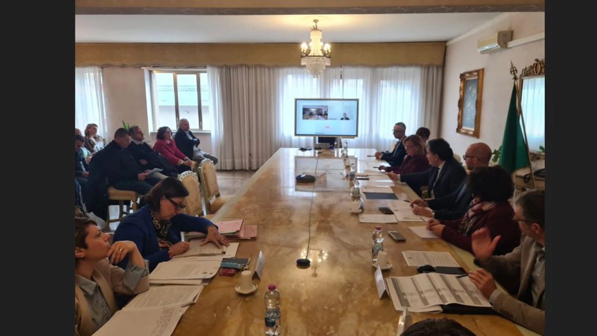 Isernia: si e’ riunita questa mattina la cabina di coordinamento per l’attuazione del PNRR presso la Prefettura.